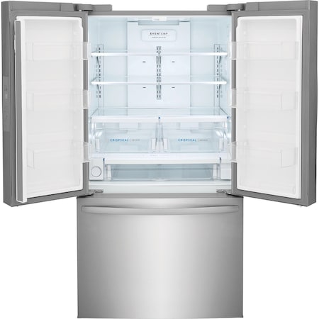 Frigidaire 28.8 cu. ft. French Door Refrigerator with Auto-Defrost and LED IceMaker - E-Star Rated FRFN2823AS